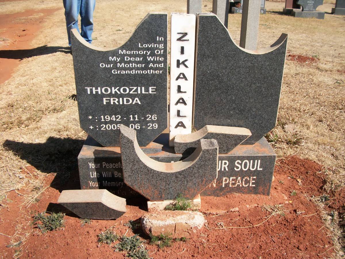 ZIKALALA Thokozile Frida 1942-2005