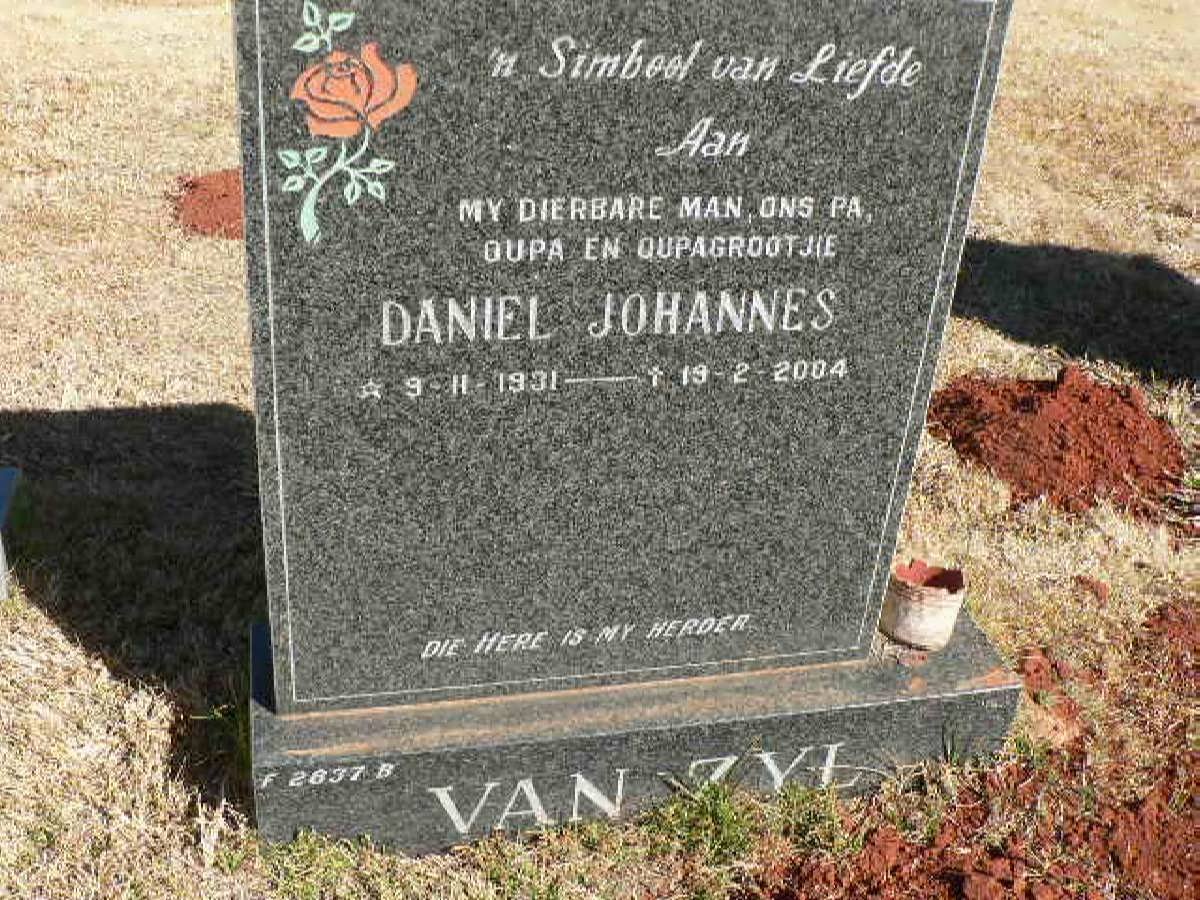 ZYL Daniel Johannes, van 1931-2004