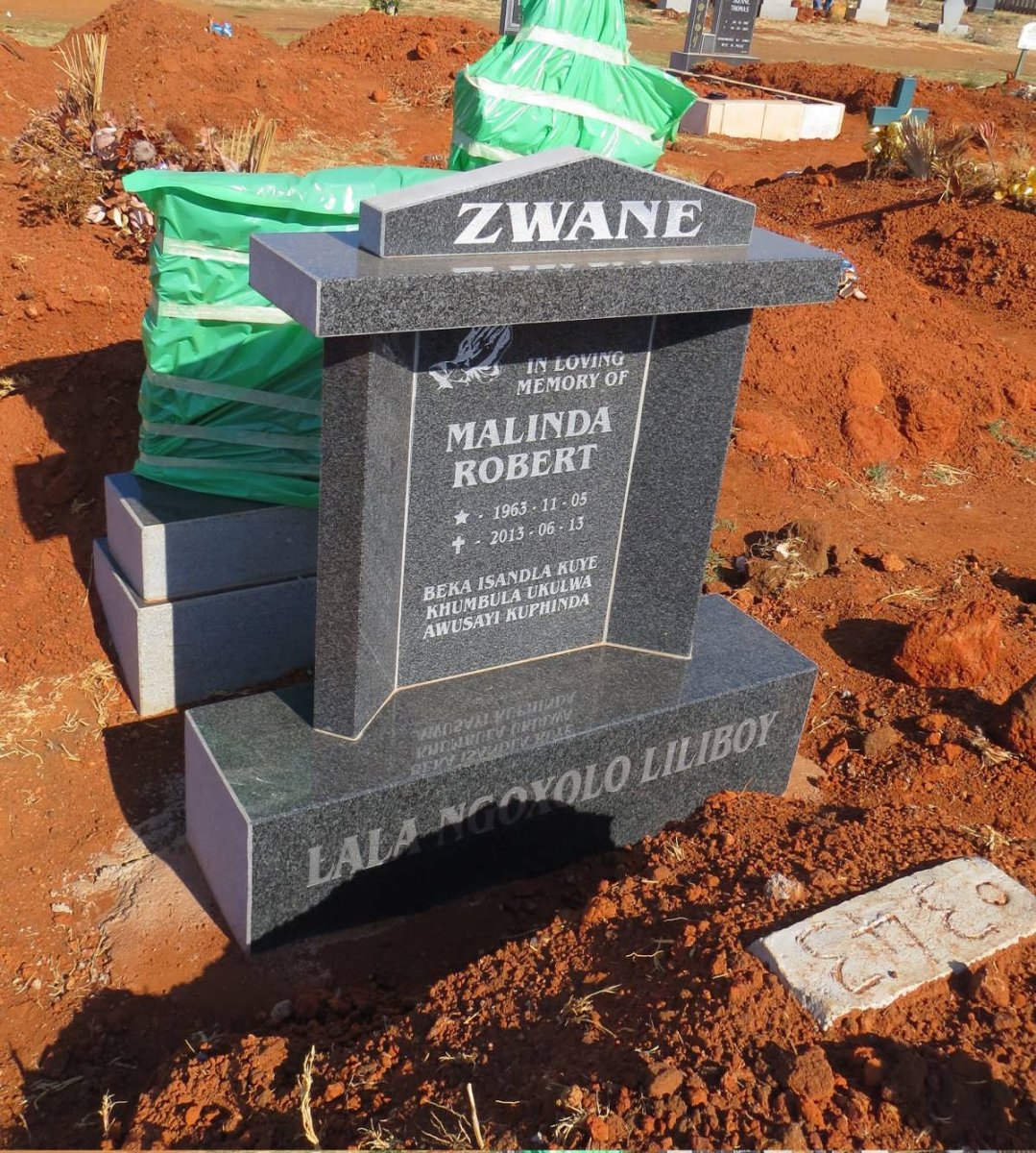 ZWANE Malinda Robert 1963-2013