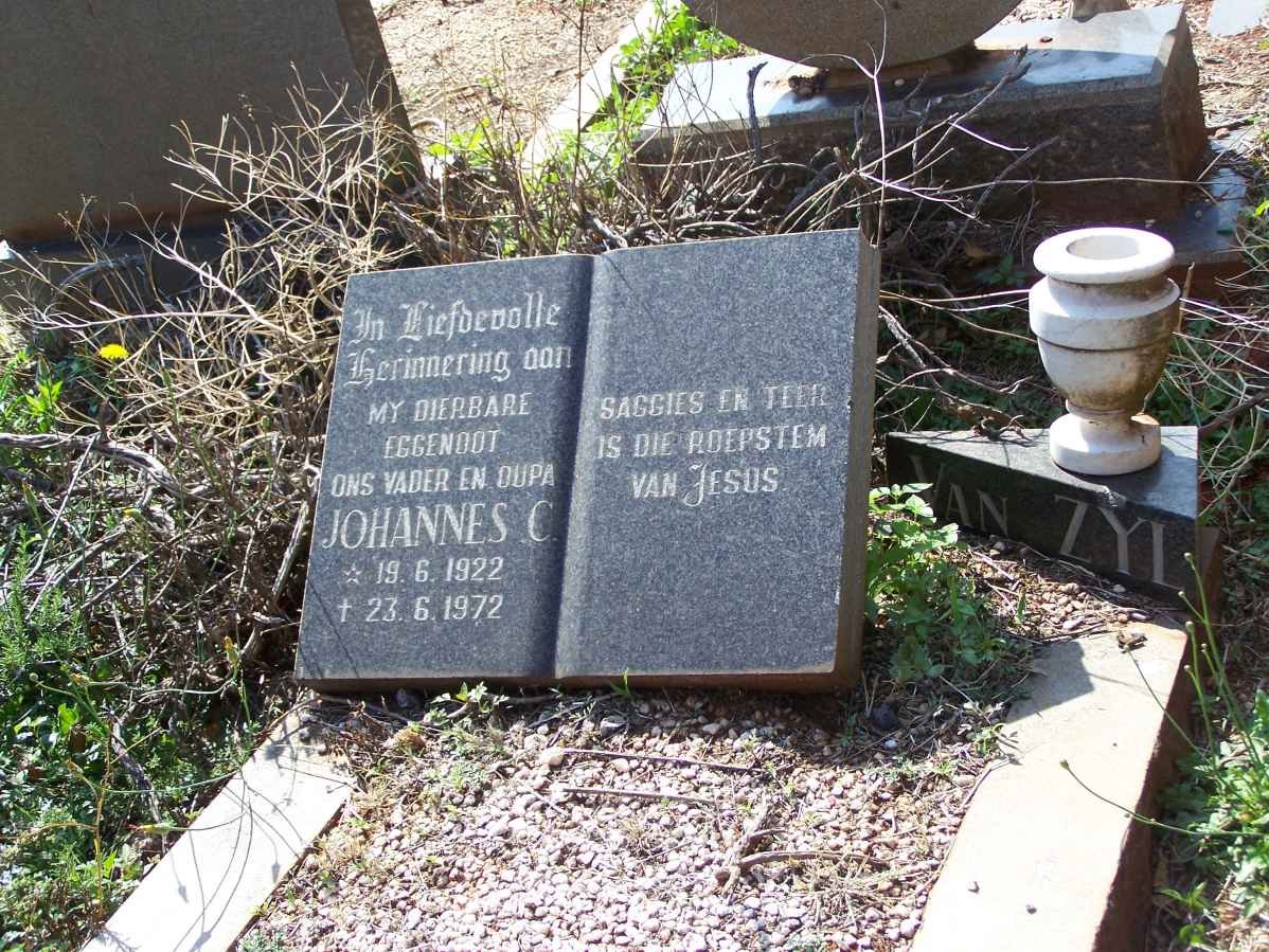 ZYL Johannes C., van 1922-1972