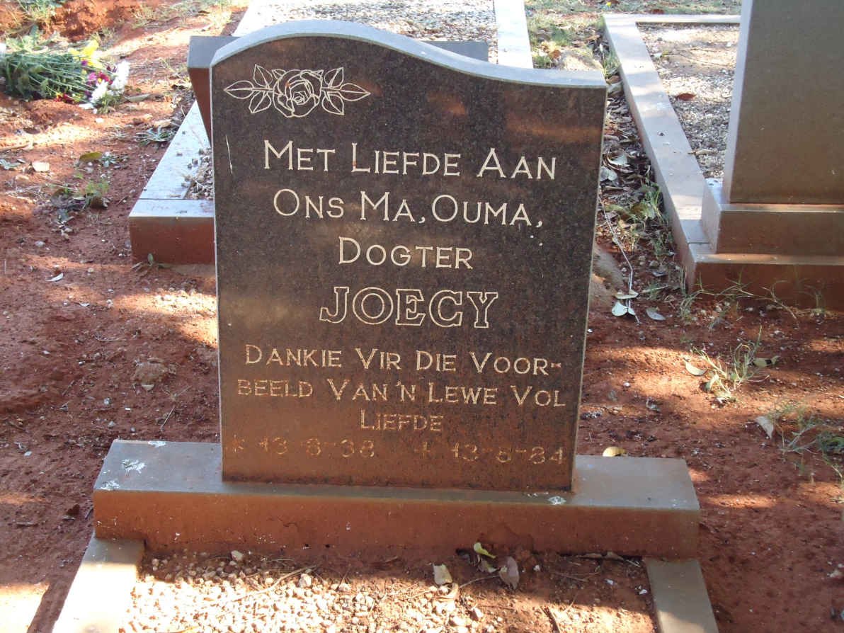 ? Joecy 1938-1984