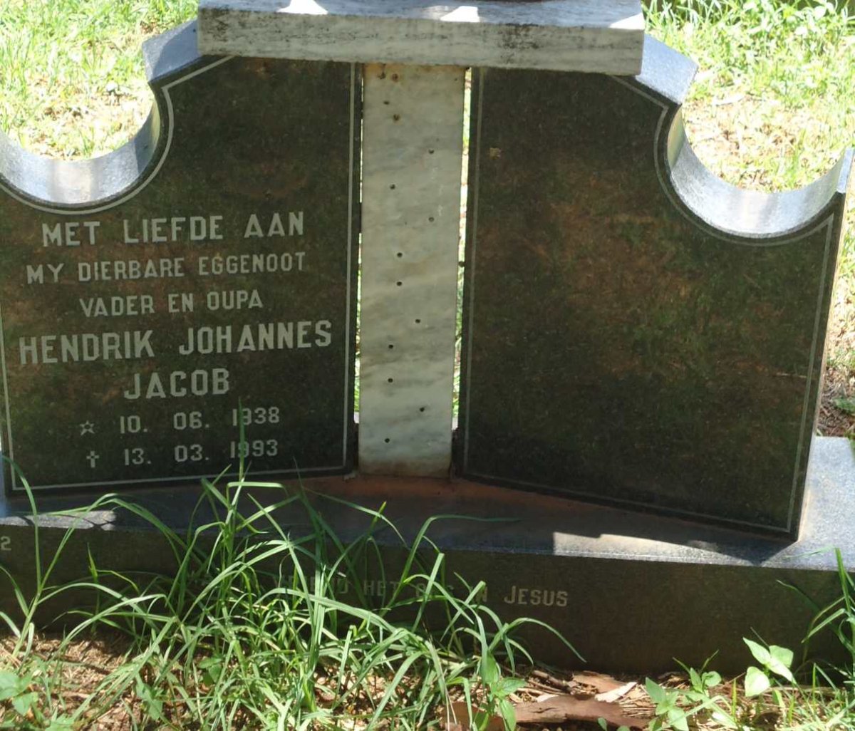 ? Hendrik Johannes Jacob 1938-1993