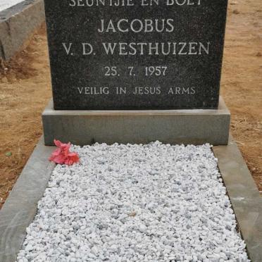 WESTHUIZEN Jacobus, v.d. -1957
