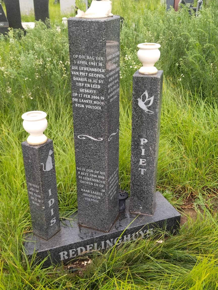 REDELINGHUYS Piet 1941-2006 &amp; Idis 1948-