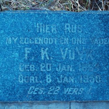 VUYK F.K. 186?-195?