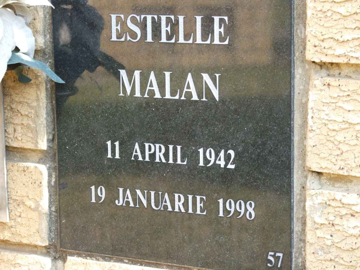 MALAN Estelle 1942-1998