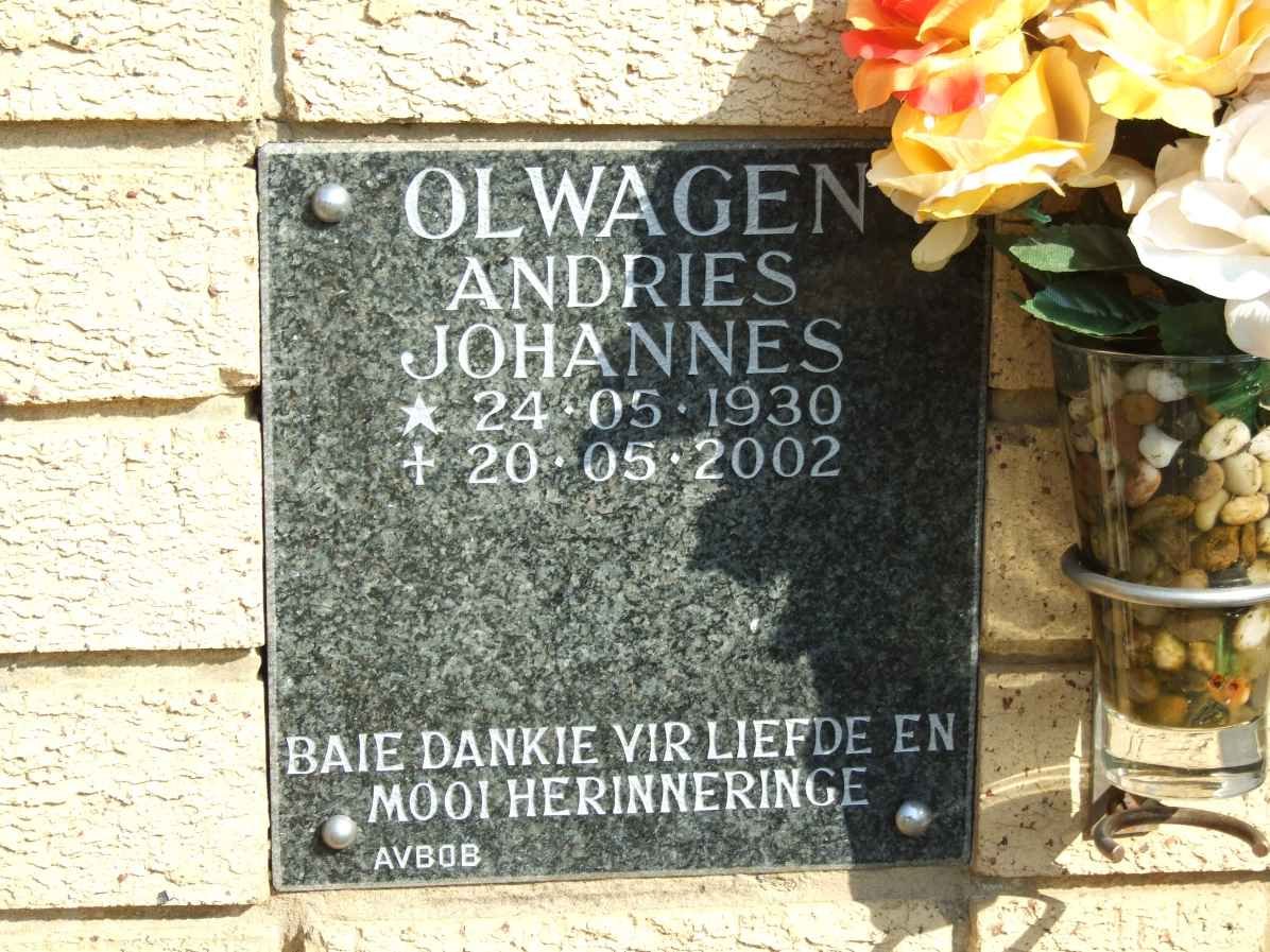 OLWAGEN Andries Johannes 1930-2002