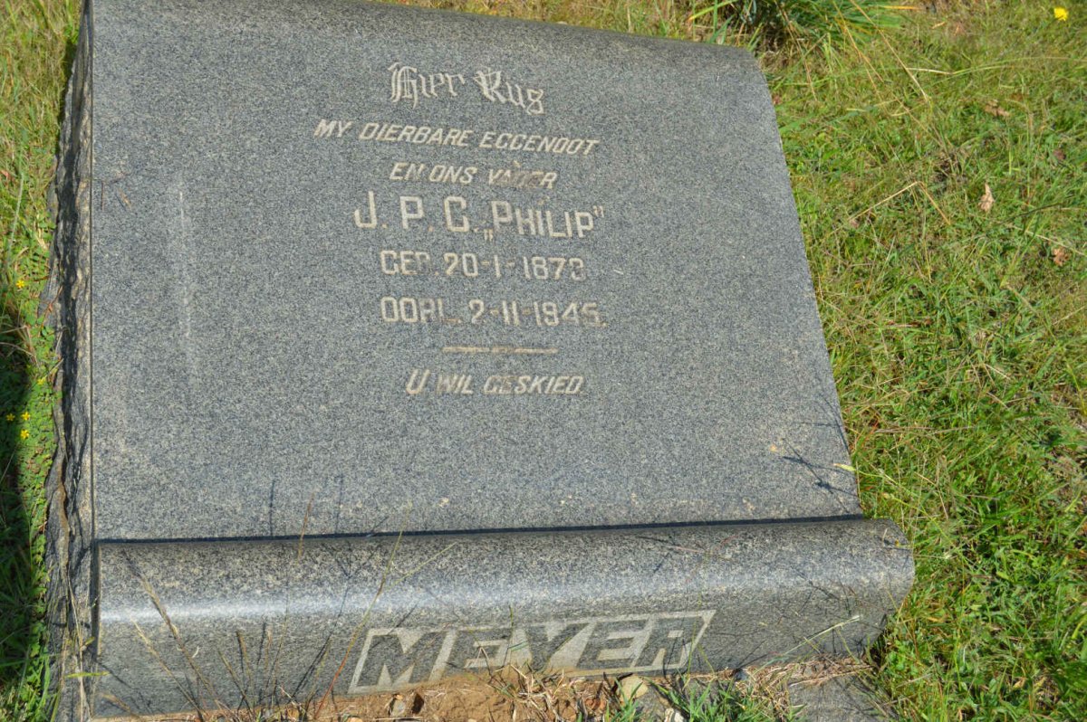 MEYER J.P.C. 1873-1945