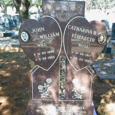 ALBERTS John William 1908-1963 & Catharina B. Elizabeth 1917-1991 :: BOOTES Harriet Bentley 1948-1996 _2