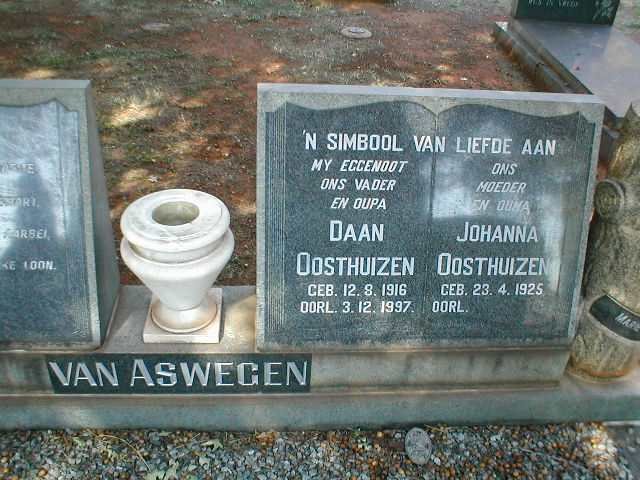 ASWEGEN Hermanus, van 1914-1968 :: OOSTHUIZEN Daan 1916-1997 & Johanna 1925- _2