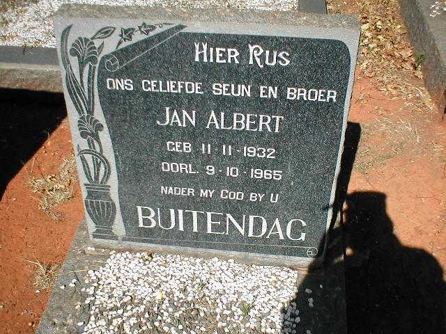 BUITENDAG Jan Albert 1932-1965