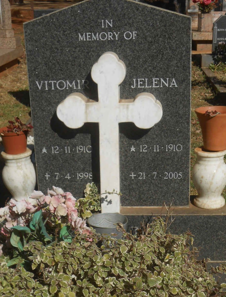 BERIC Vitomir 1910-1998 &amp; Jelena 1910-2005