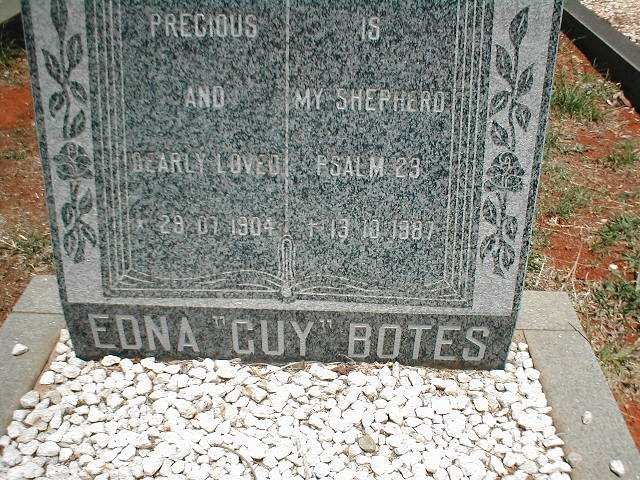 BOTES Edna 1904-1987