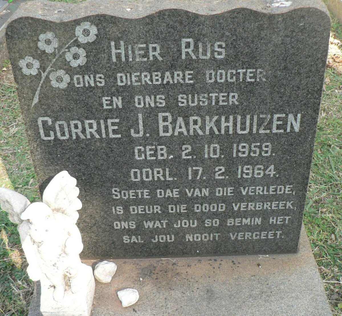 BARKHUIZEN Corrie J. 1959-1964