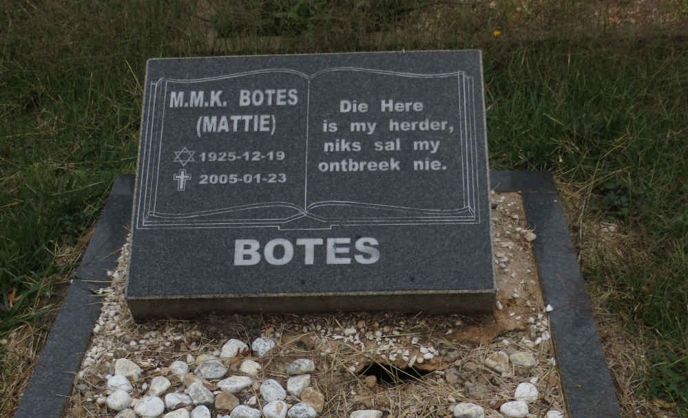 BOTES M.M.K. 1925-2005