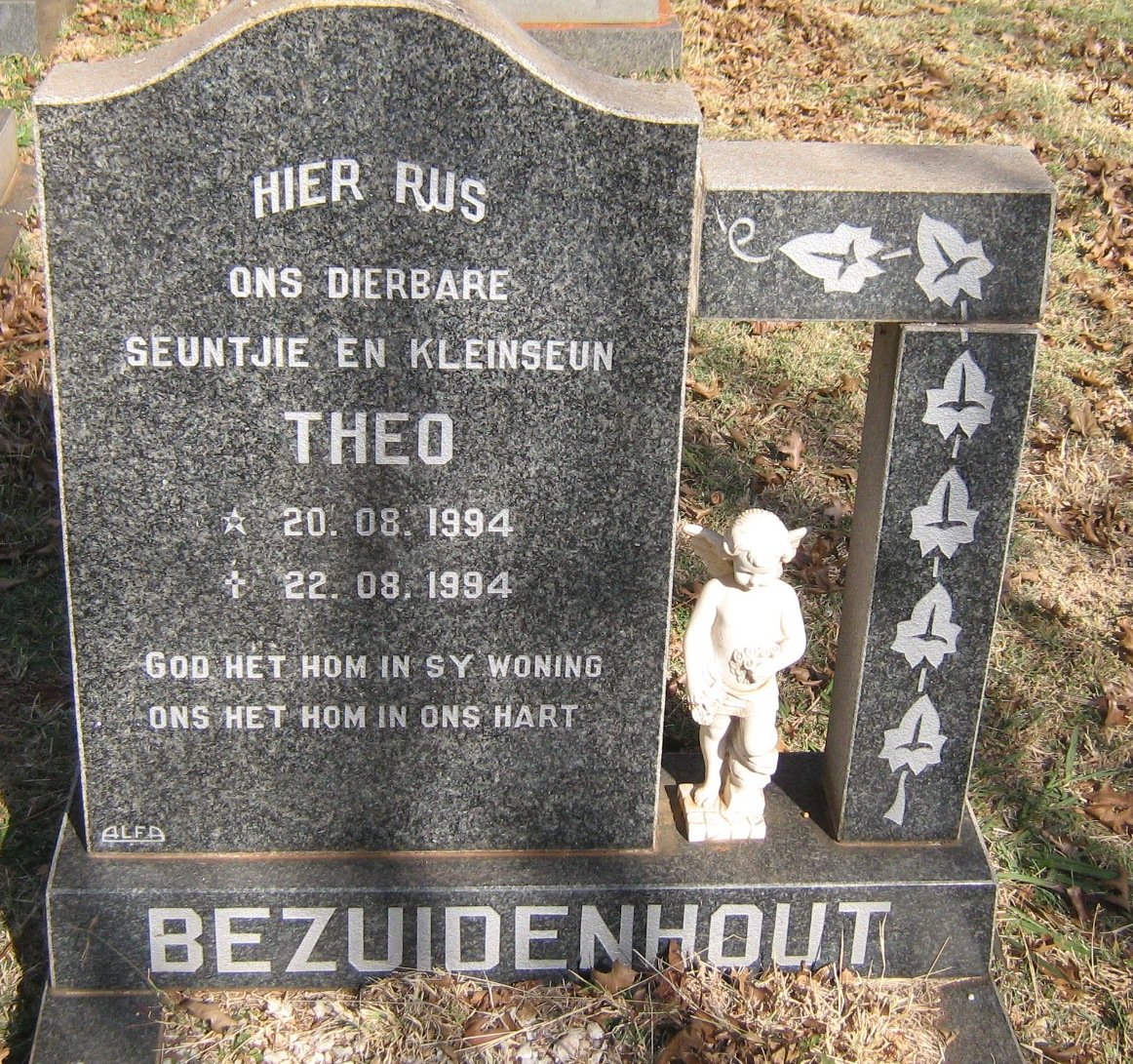 BERGER Louisa Maria nee GOUWS 1950-2014 :: BEZUIDENHOUT Theo 1994-1994 _1