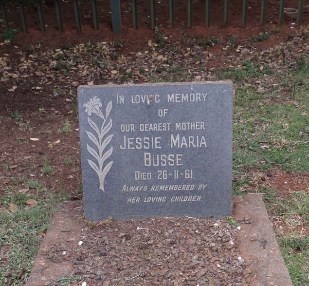 BUSSE Jessie Maria -1961