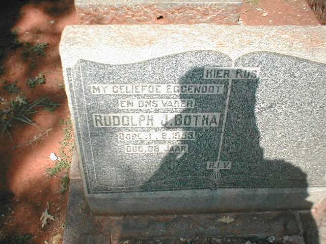 BOTHA Rudolph J. -1953