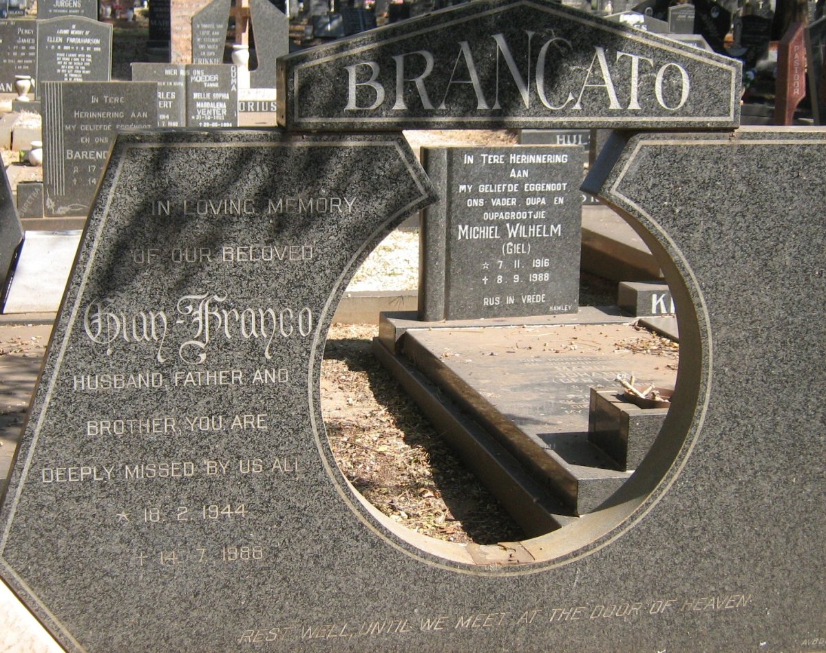 BRANCATO Gian Franco 1944-1988