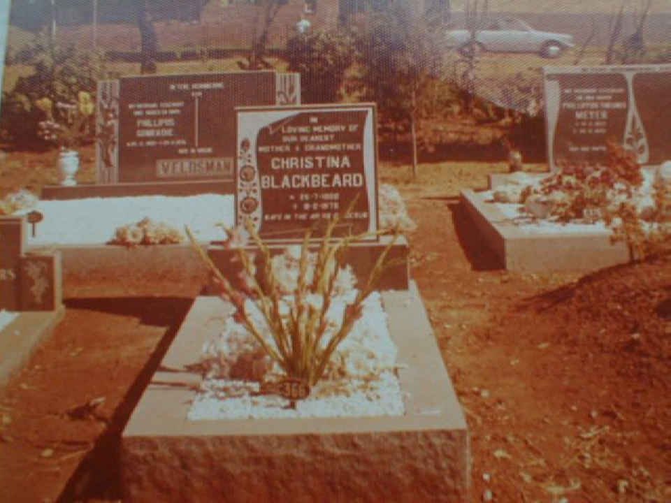 BLACKBEARD Christina  1902-1975