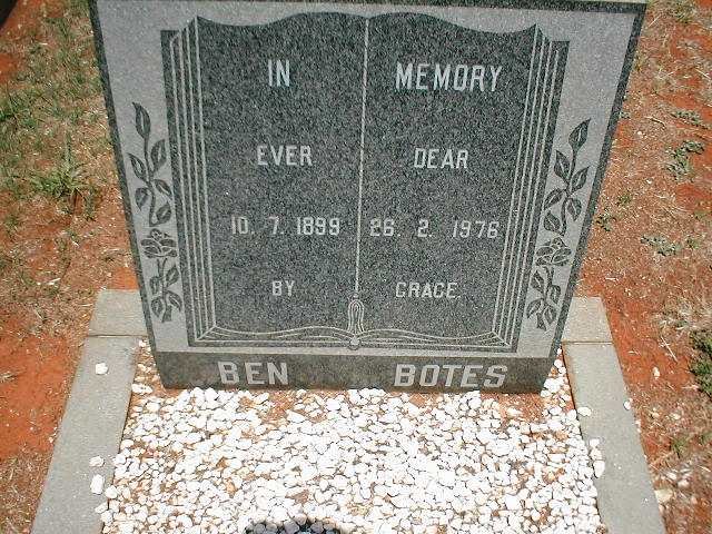 BOTES Ben 1899-1976