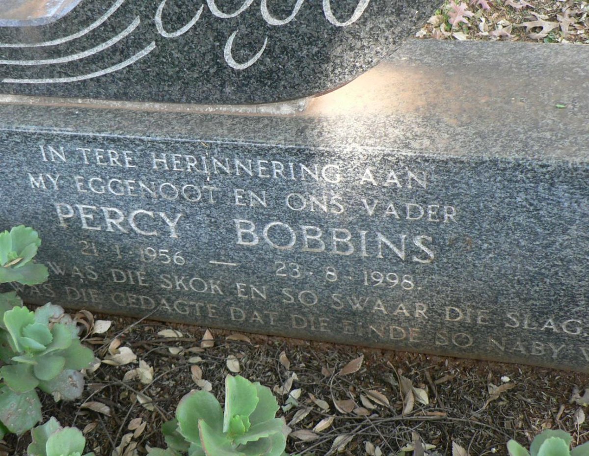BOBBINS Percy 1956-1998 _2