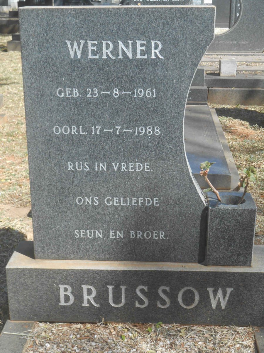 BRUSSOW Werner 1961-1988