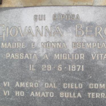 BERCÉ Giovanna -1971