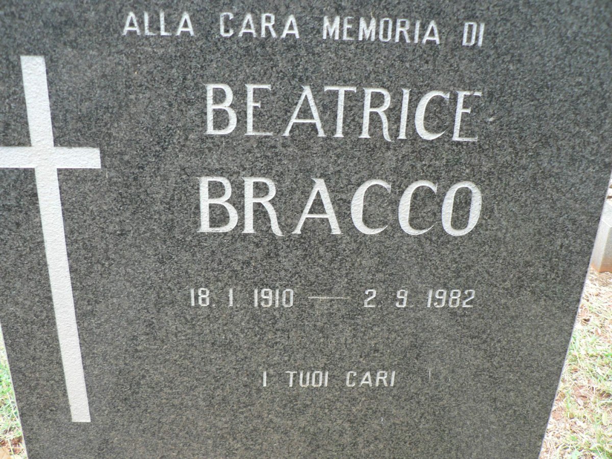 BRACCO Beatrice 1910-1982