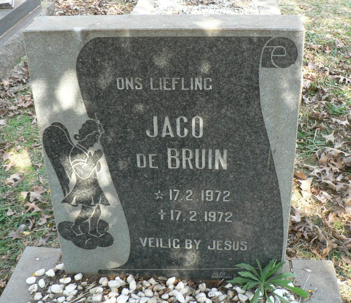 BRUIN Jaco, de 1972-1972