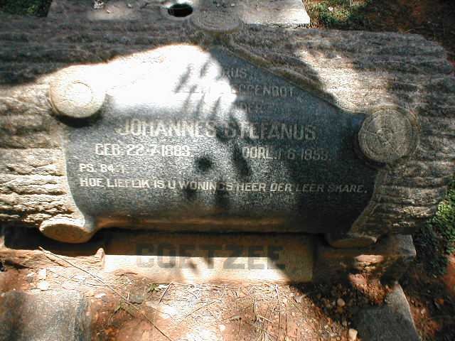 COETZEE Johannes Stefanus 1883-1953