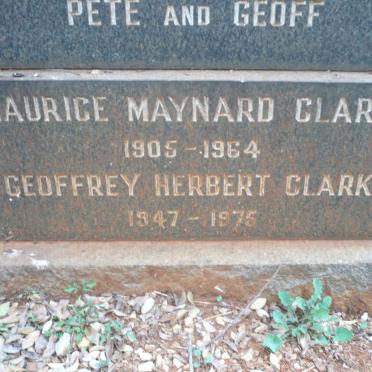 CLARK Maurice Maynard 1905-1964 :: CLARK Geoffrey Herbert 1947-1975 _2