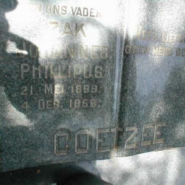 COETZEE Izak Johannes Phillipus 1899-1958