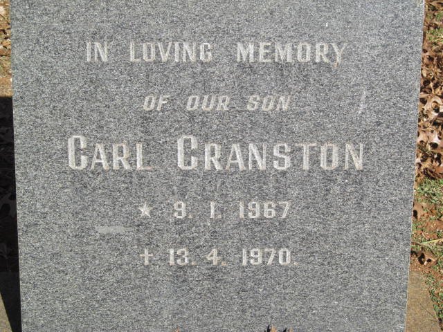 CRANSTON Carl 1967-1970