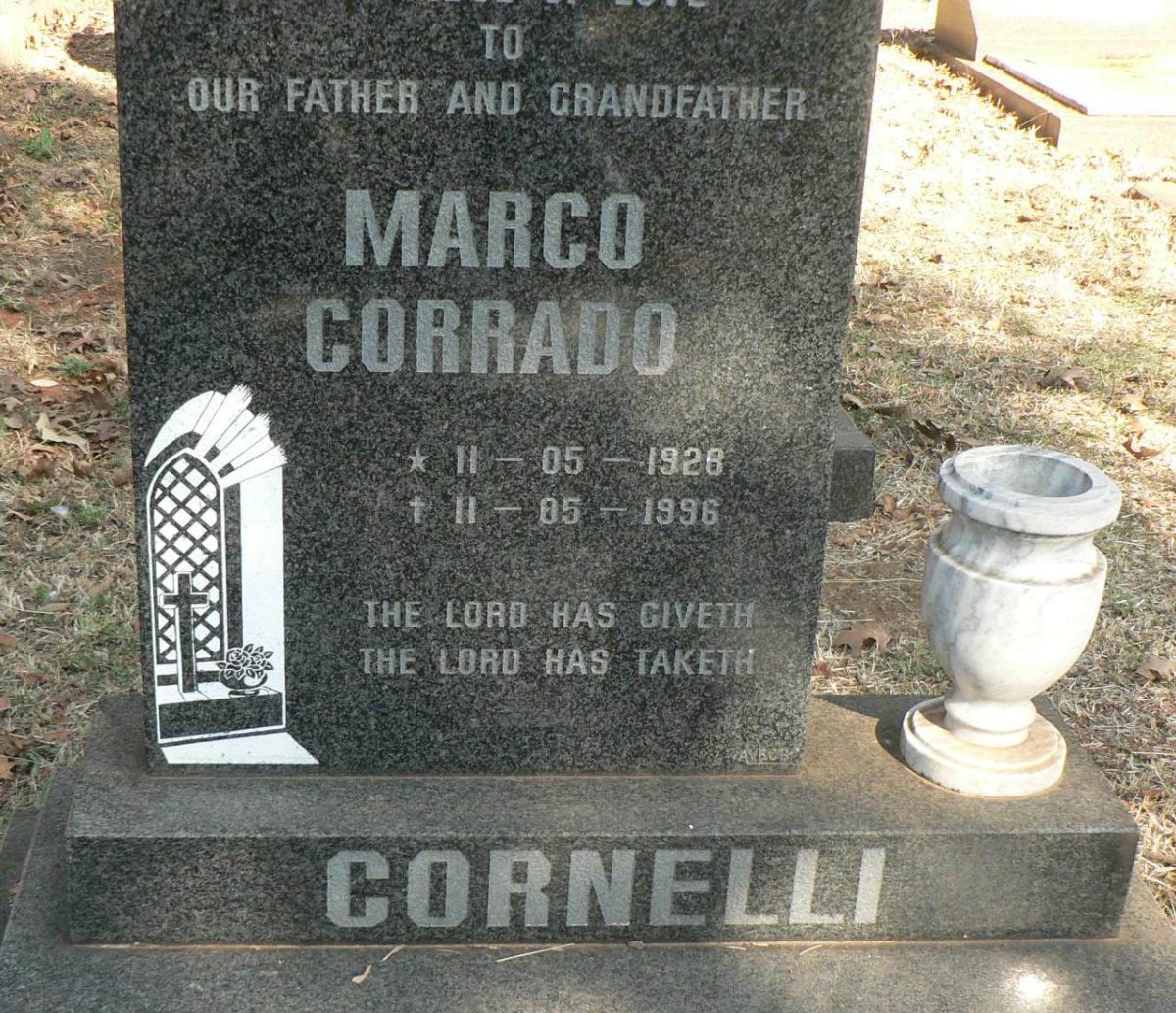 CORNELLI Marco Corrado 1928-1996