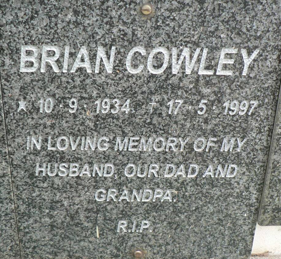 COWLEY Brian 1934-1997