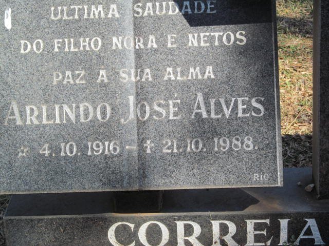 CORREIA Arlindo José Alves 1916-1988