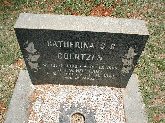 COERTZEN Catherina S.G. 1889-1969 :: NELL J.J.W. 1919-1973