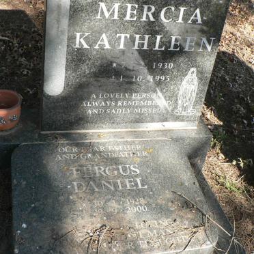CLARK Fergus Daniel 1928-2000 &amp; Mercia Kathleen 1930-1995