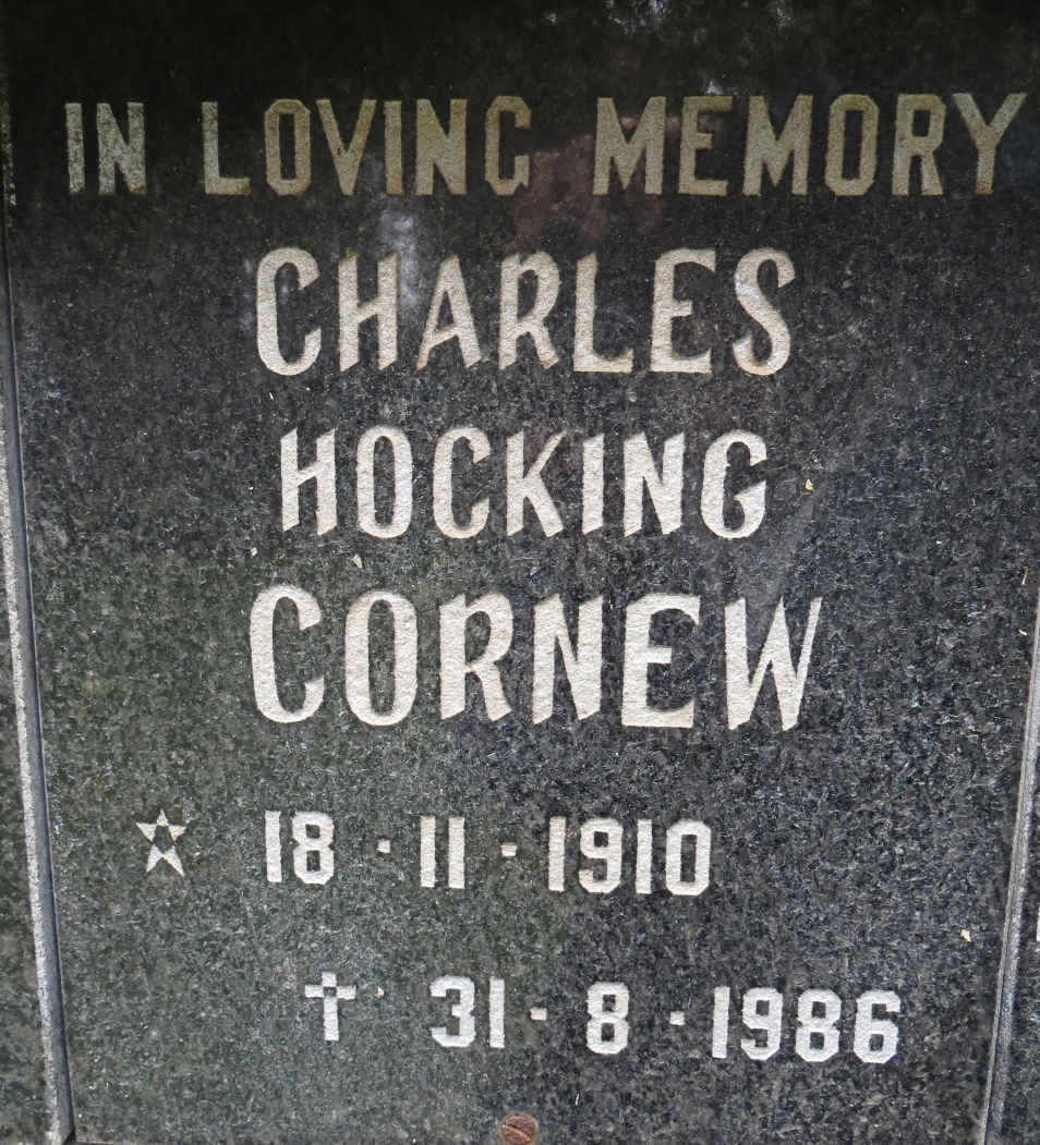 CORNEW Charles Hocking 1910-1986