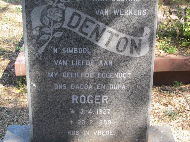 DENTON Roger 1927-1989