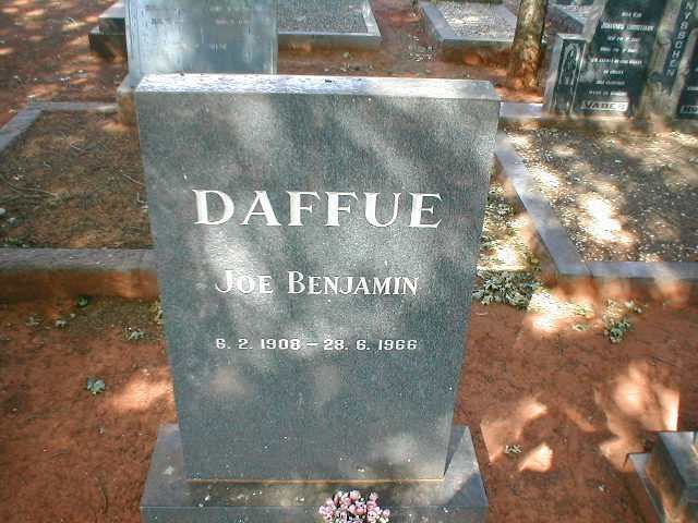 DAFFUE Joe Benjamin 1908-1966