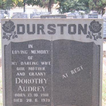 DURSTON Dorothy Audrey 1918-1979