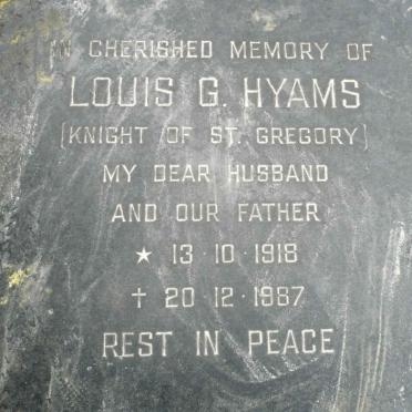 DUFFIELD Lucy nee LE BRETON 1879-1961 :: TREURNICH Agnes, HYAMS nee LE BRETON -19?? :: HYAMS Louis G. 1918-1987