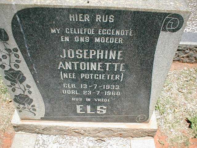 ELS Josephine Antoinette nee POTGIETER 1933-1960