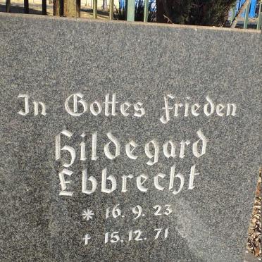 EBBRECHT Hildegard 1923-1971