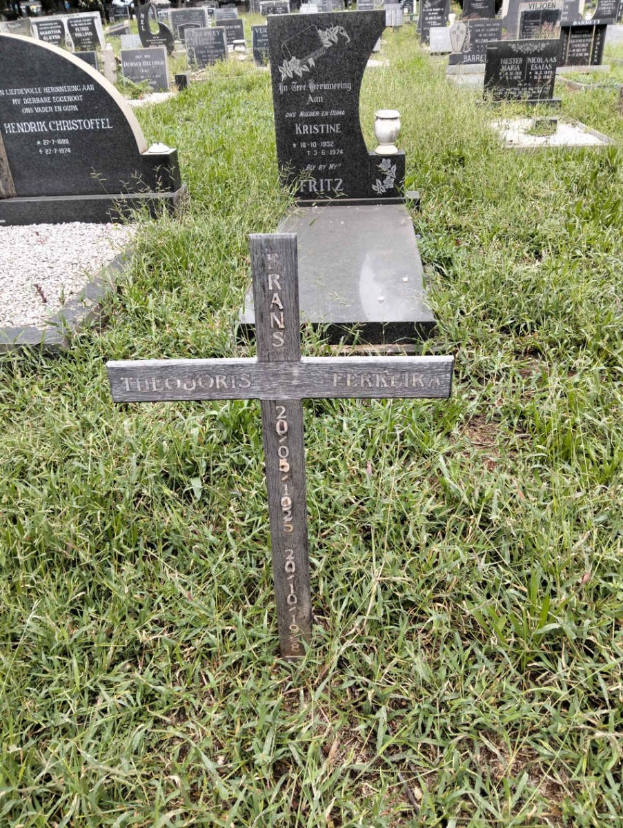 FERREIRA Frans Theodoris 1925-1998