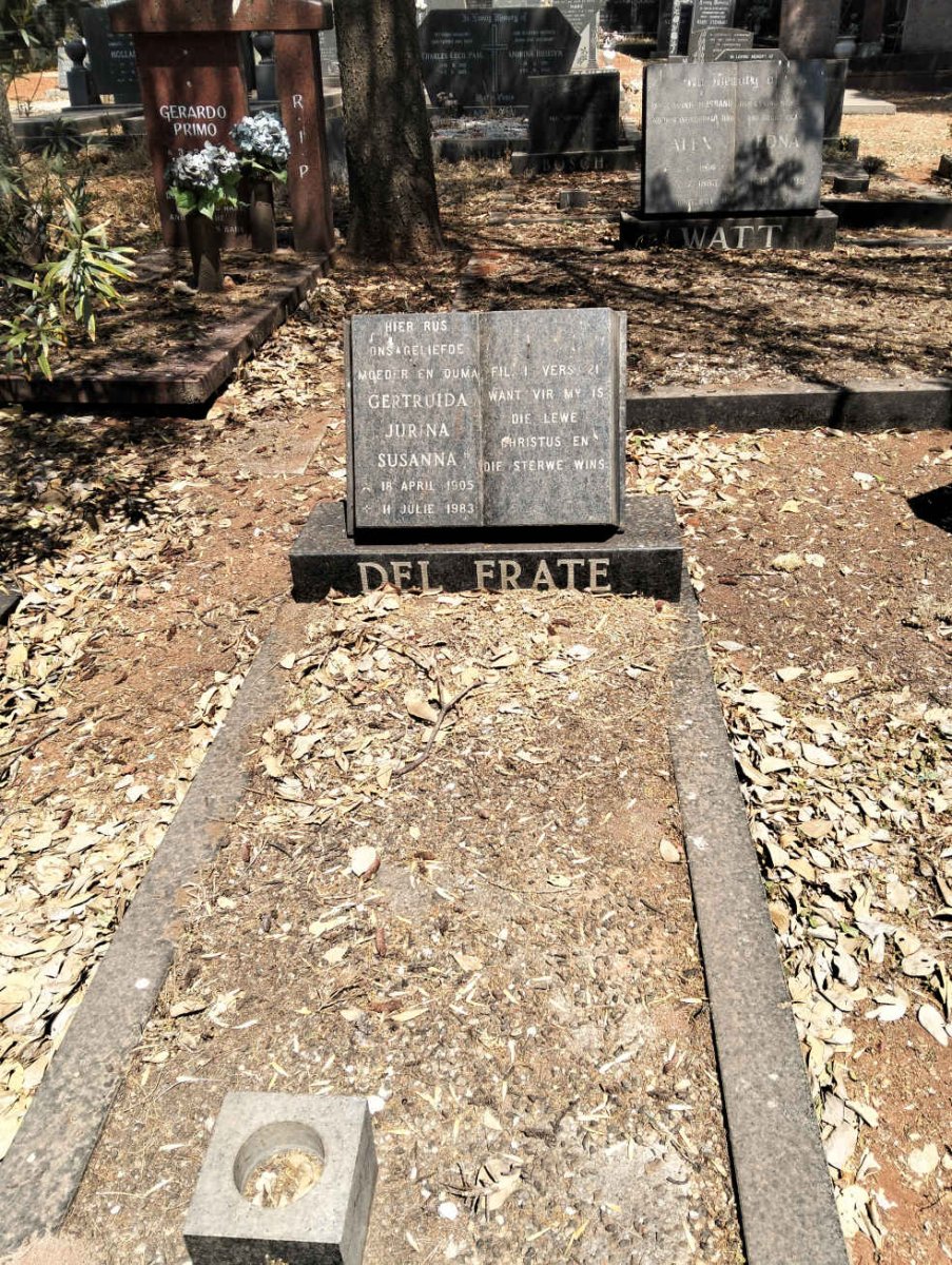 FRATE Gertruida Jurina Susanna, del 1905-1983