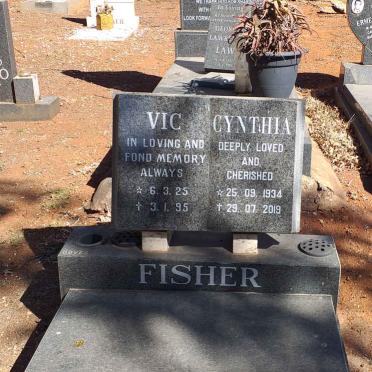FISHER Vic 1925-1995 & Cynthia 1934-2019