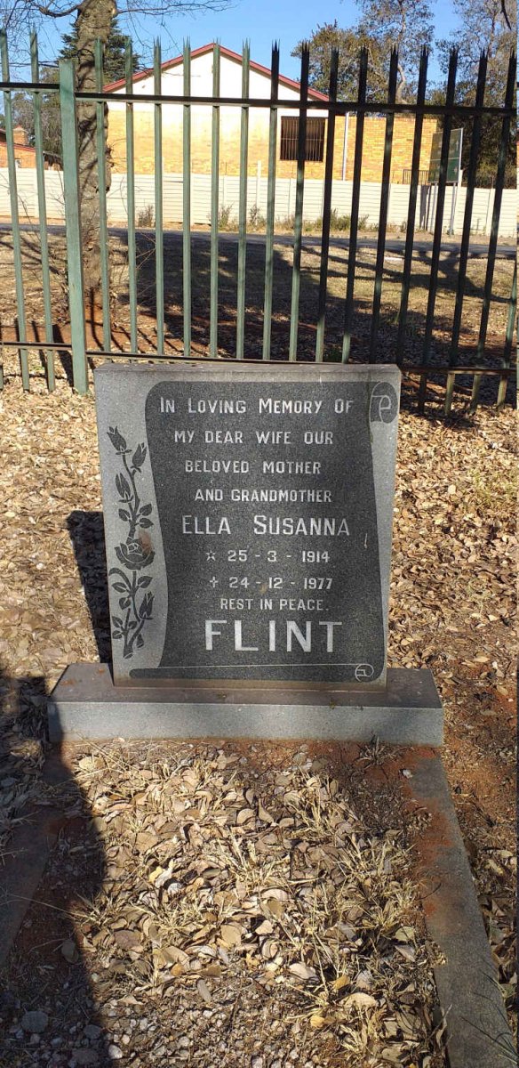FLINT Ella Susanna 1914-1977